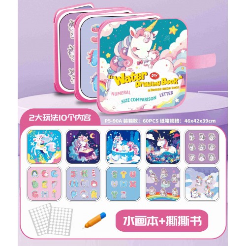 Vodotesné omaľovánky s jednorožcom