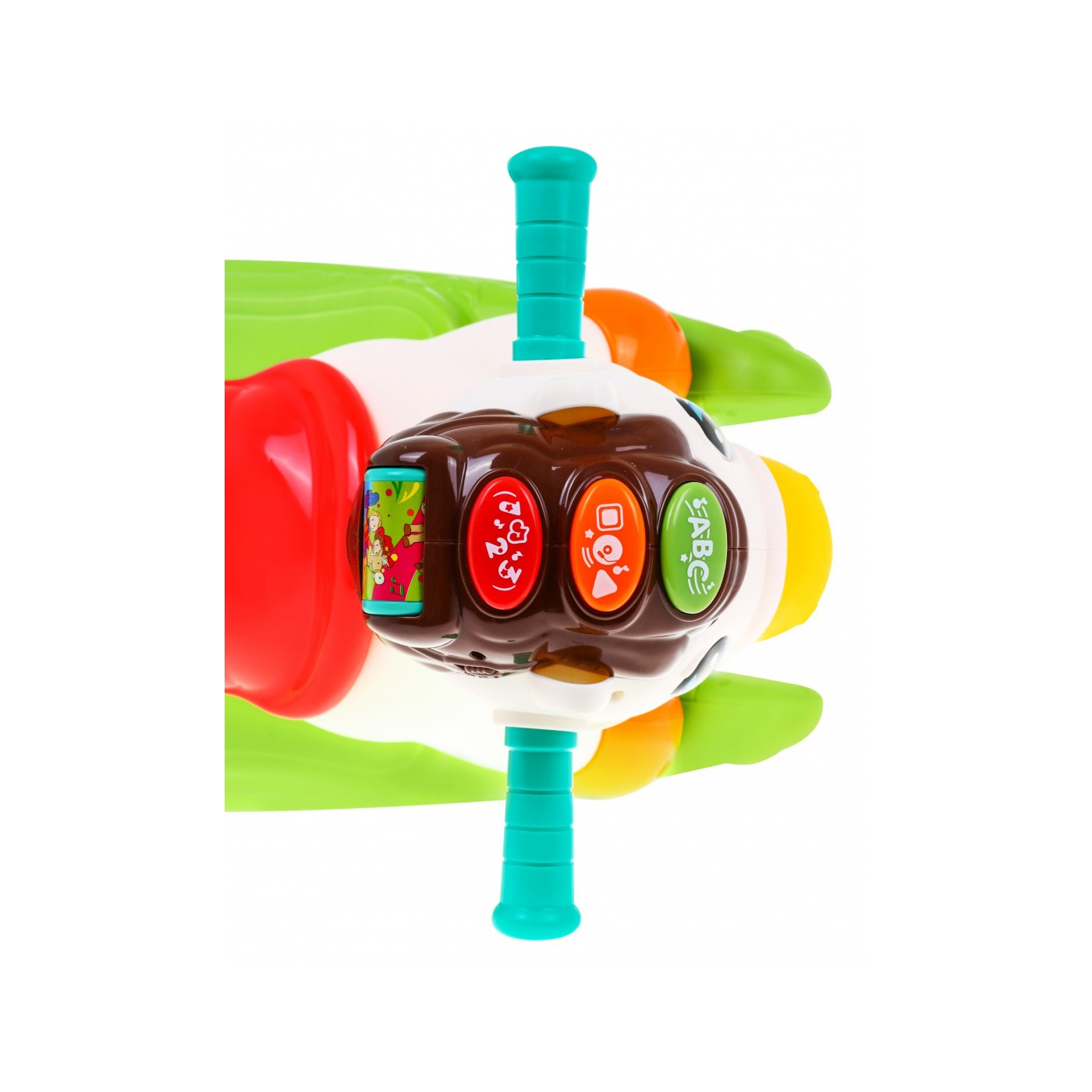 Hojdací koník odrážadalo 2v1 pre deti 18m+ Interaktívne funkcie + Zvuky Svetlá