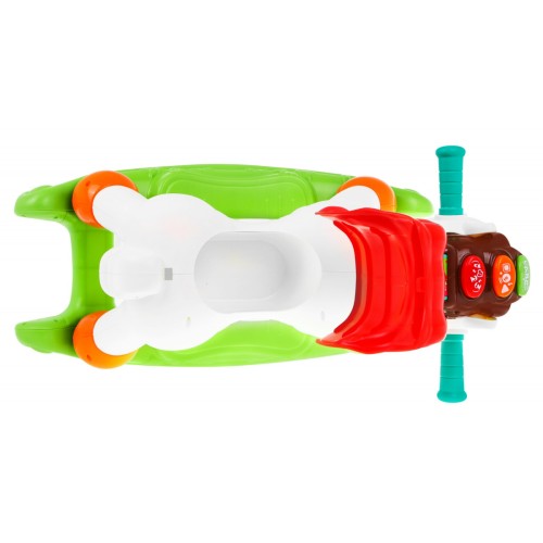 Hojdací koník odrážadalo 2v1 pre deti 18m+ Interaktívne funkcie + Zvuky Svetlá