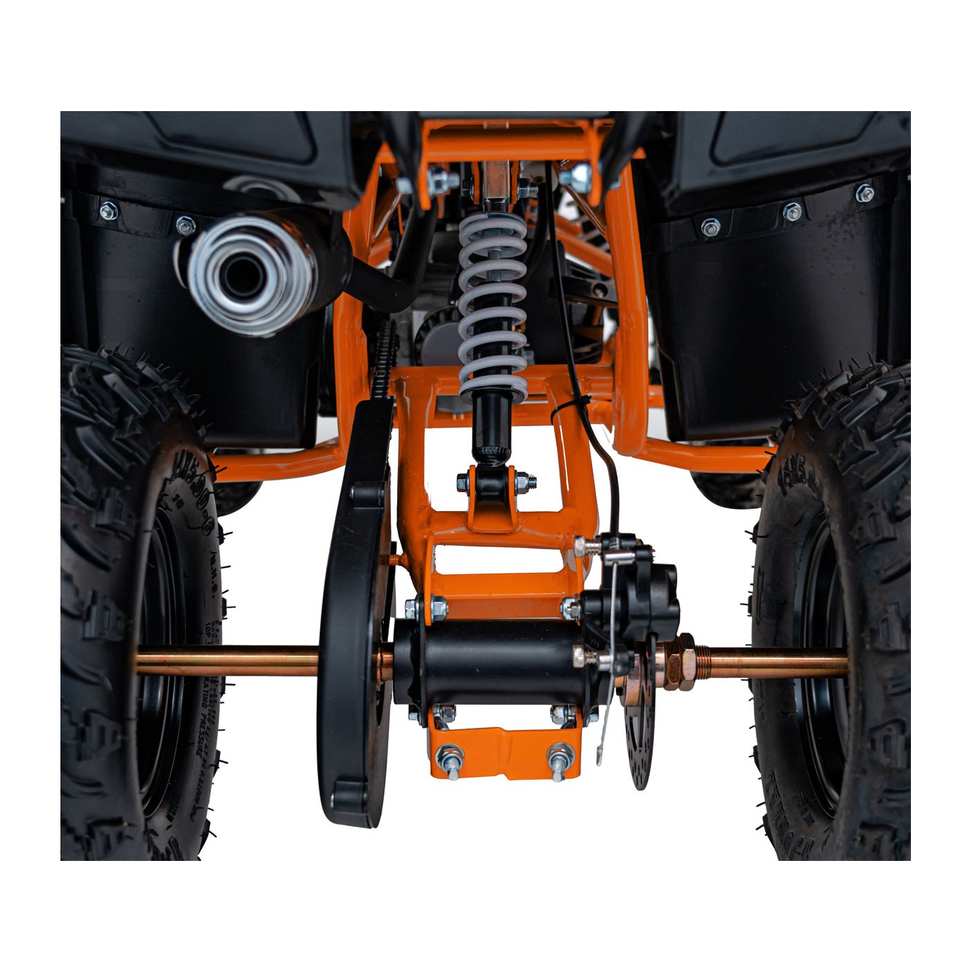 Oranžová spaľovacia štvorkolka SIRIUS 49CC