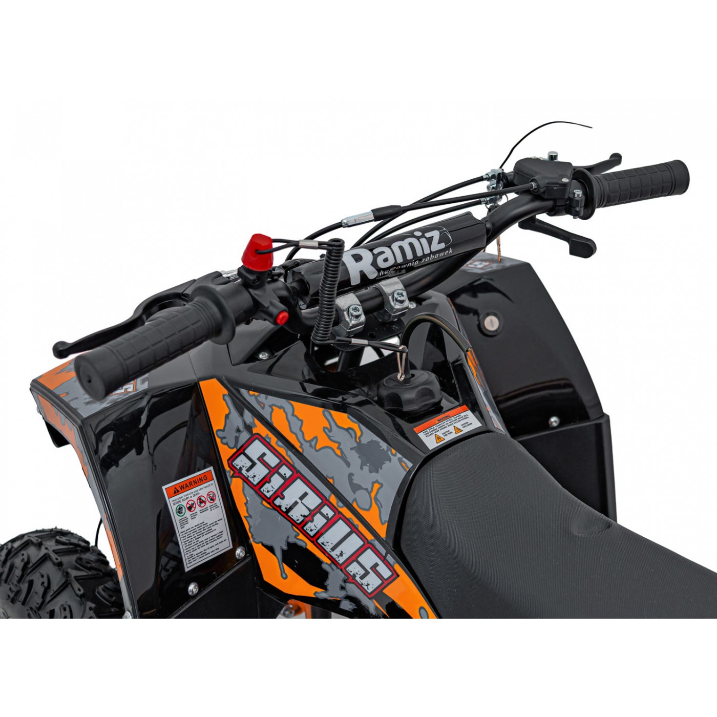 Oranžová spaľovacia štvorkolka SIRIUS 49CC