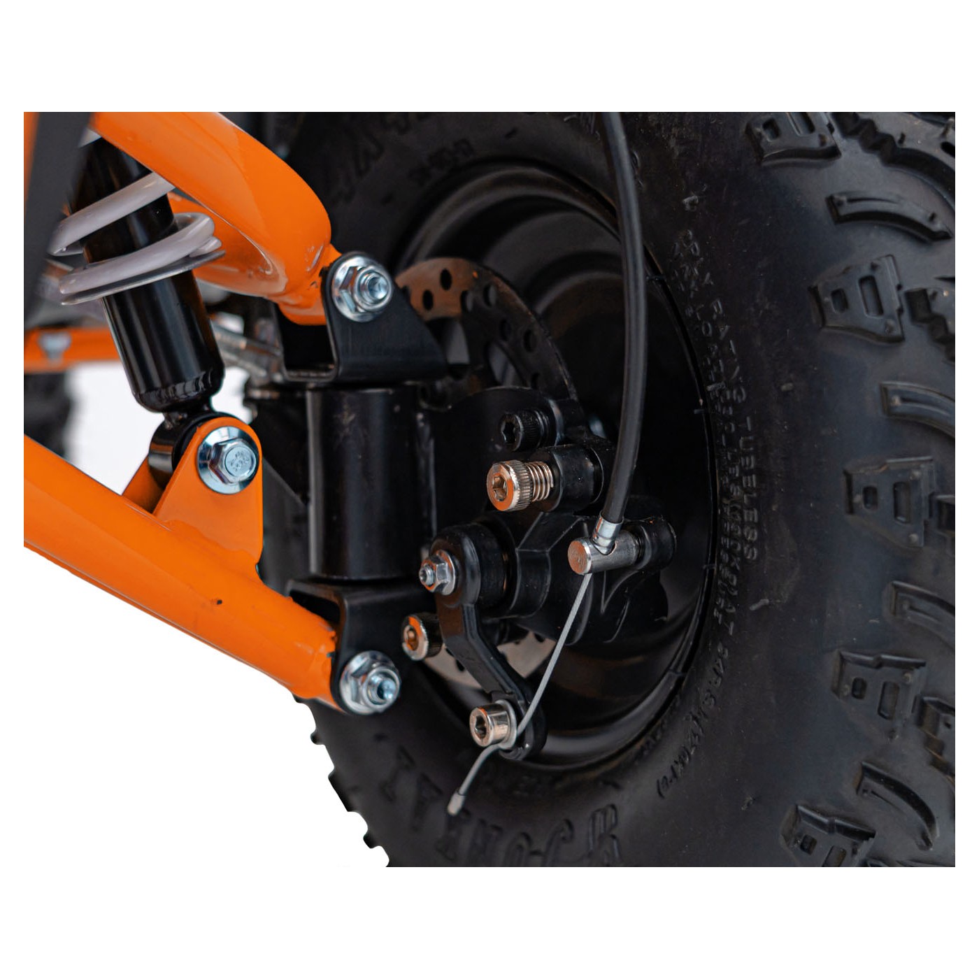 Oranžová spaľovacia štvorkolka SIRIUS 49CC