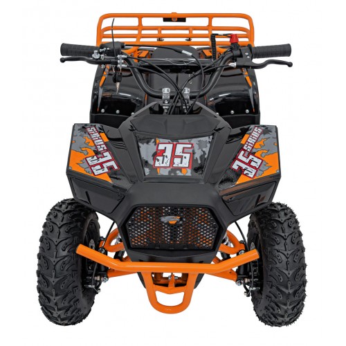 Oranžová spaľovacia štvorkolka SIRIUS 49CC