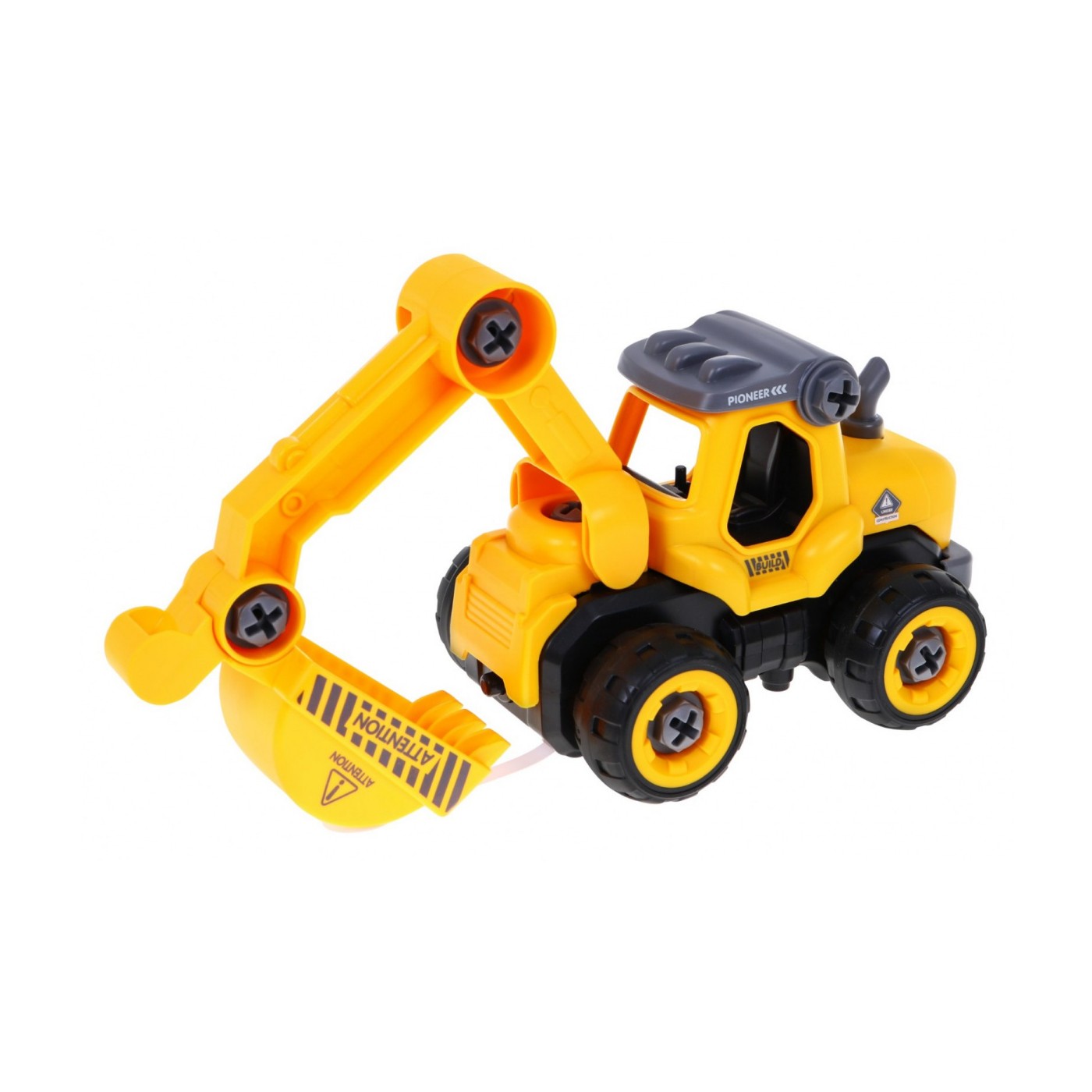 Rozoberateľný báger s pohonom pre deti 3+ Elektrický skrutkovač + Pohonná jednotka + Zvuky