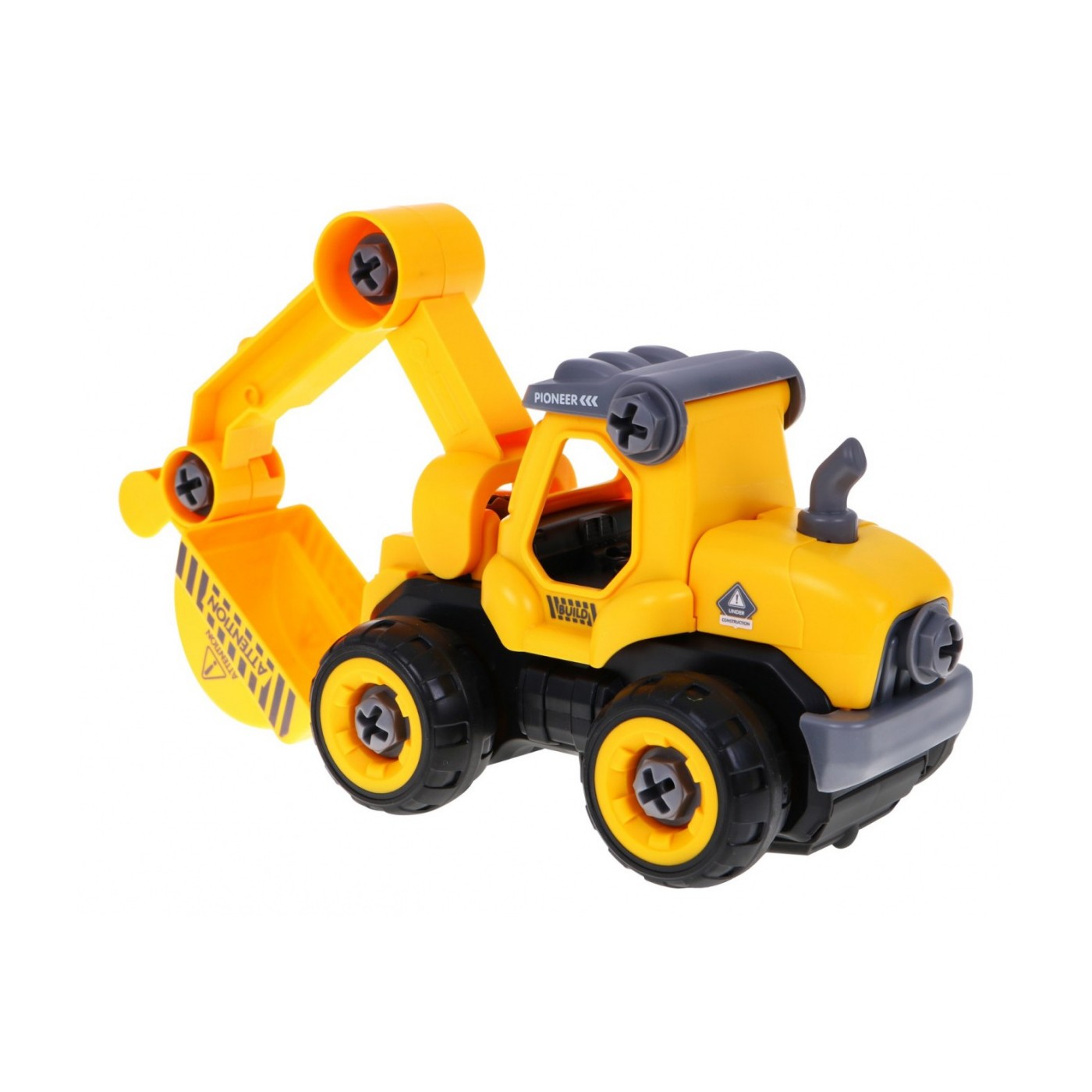 Rozoberateľný báger s pohonom pre deti 3+ Elektrický skrutkovač + Pohonná jednotka + Zvuky