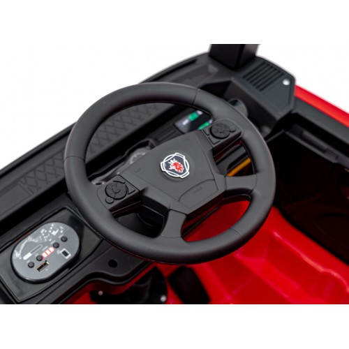 Vozidlo Scania R-SERIE nalakované na červeno