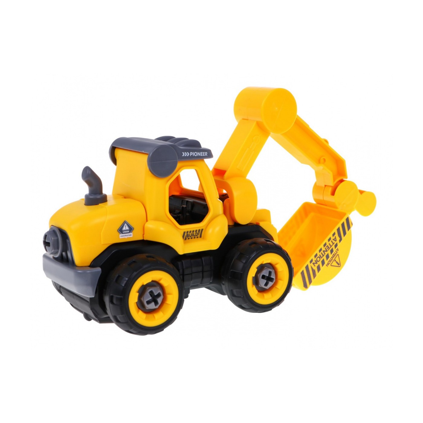 Rozoberateľný báger s pohonom pre deti 3+ Elektrický skrutkovač + Pohonná jednotka + Zvuky