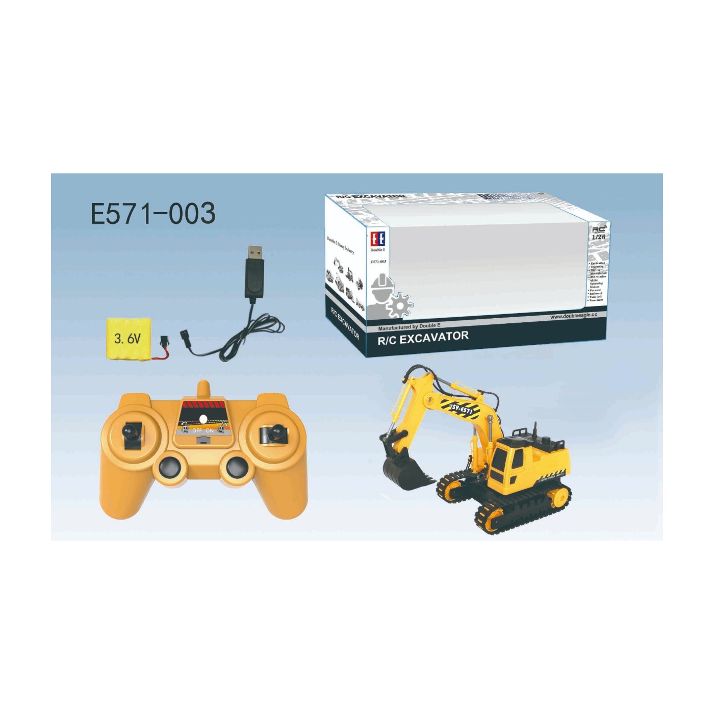 Báger R/C 2.4G 1:26 Double E