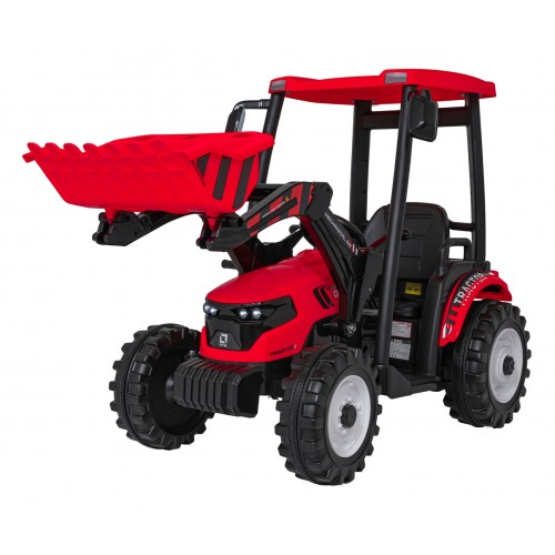 MEGA D68 ťahač s červeným prívesom