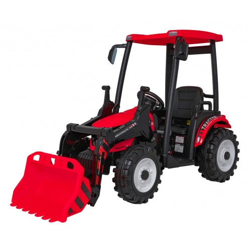 MEGA D68 ťahač s červeným prívesom