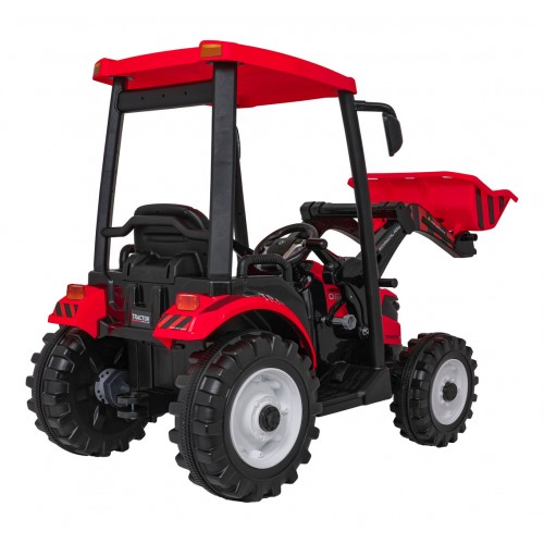 MEGA D68 ťahač s červeným prívesom