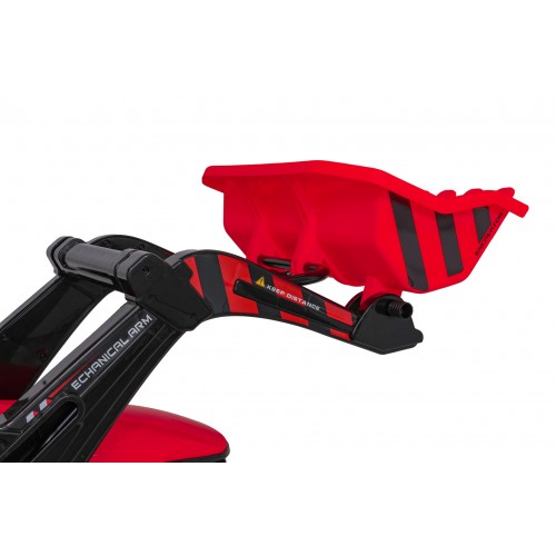 MEGA D68 ťahač s červeným prívesom