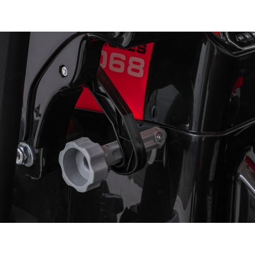 MEGA D68 ťahač s červeným prívesom