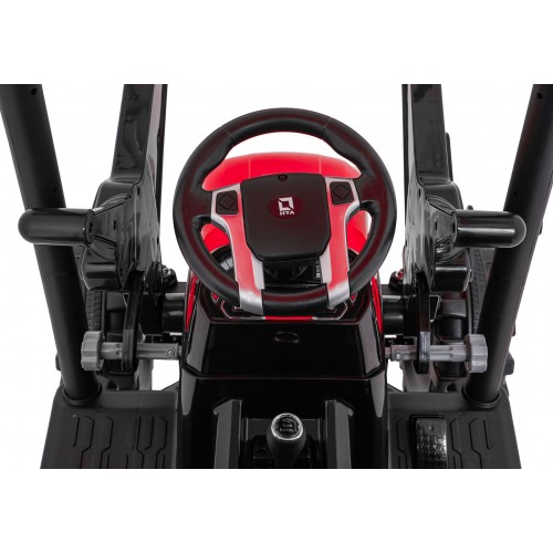 MEGA D68 ťahač s červeným prívesom