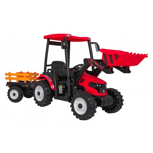 MEGA D68 ťahač s červeným prívesom