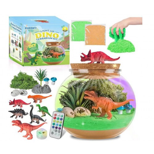 Svetelná guľa poháňaná svetom dinosaurov