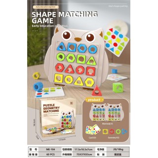 Zápas tvarov logická hra sova edícia