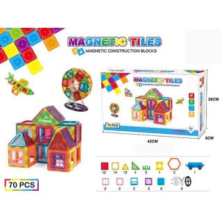 Sada magnetických blokov 70 ks.