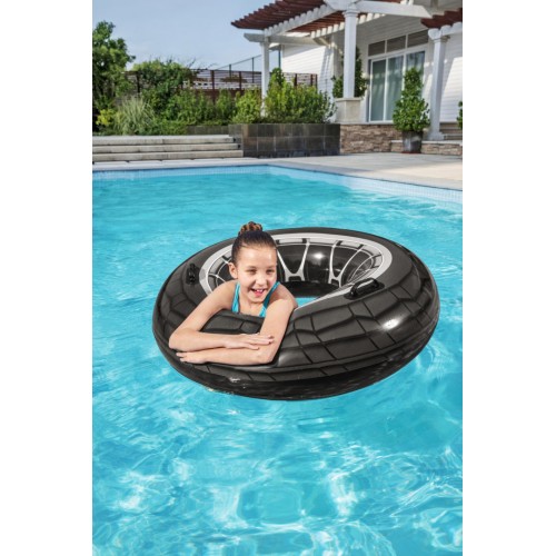 Nafukovací plávací kruh Pneumatika BESTWAY 119cm Vinyl + Držadlá