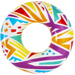 Plávací kruh Geometrické Tvary Biele BESTWAY