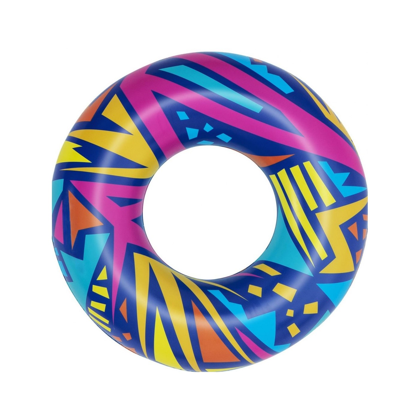 Plávací kruh Geometrické Tvary Modré BESTWAY