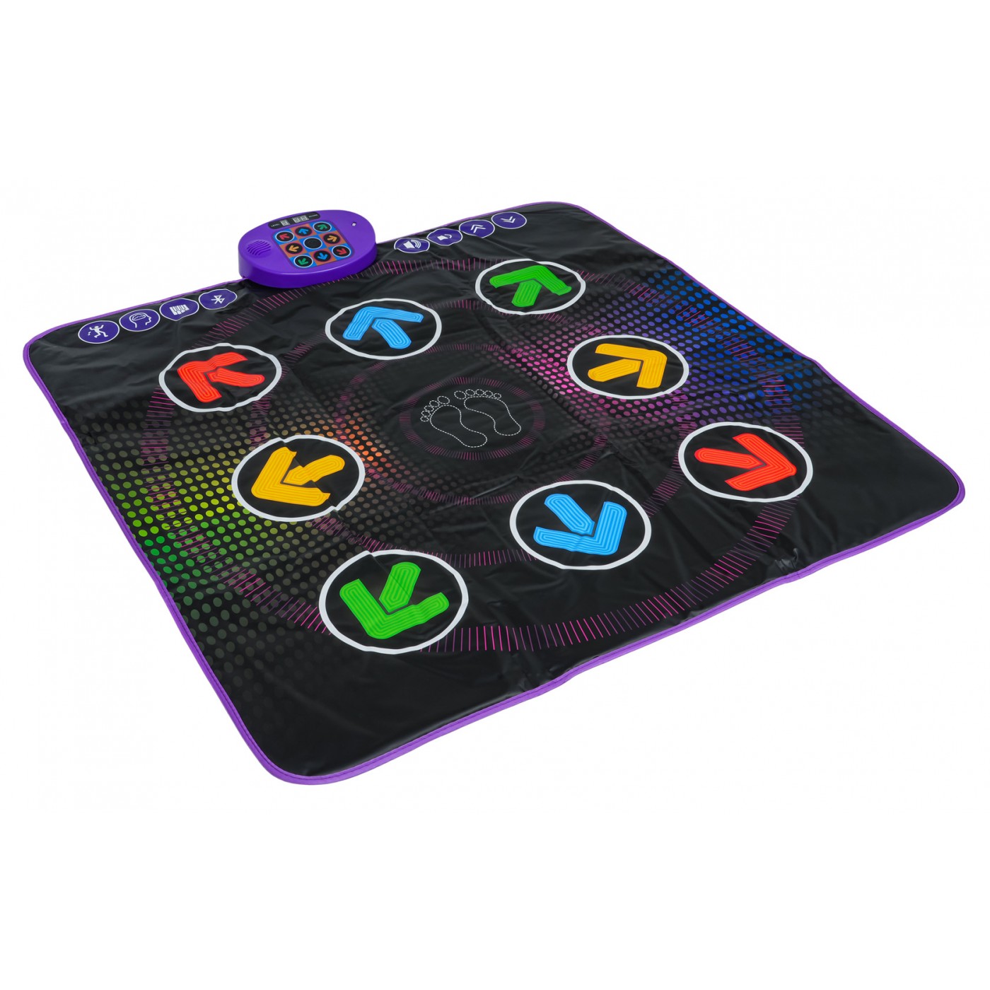 Čierna hudobná tanečná podložka