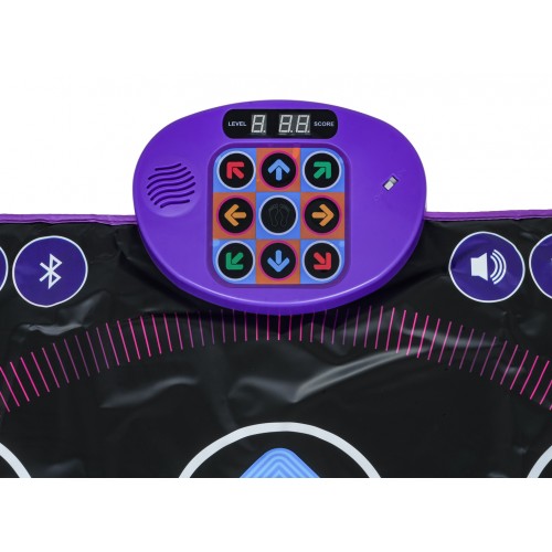 Čierna hudobná tanečná podložka