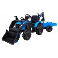 Traktor s prívesom 720-T modrý