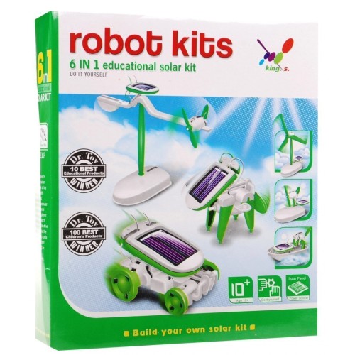 Kreatívny solárny robot KITS 6v1 (XB490)