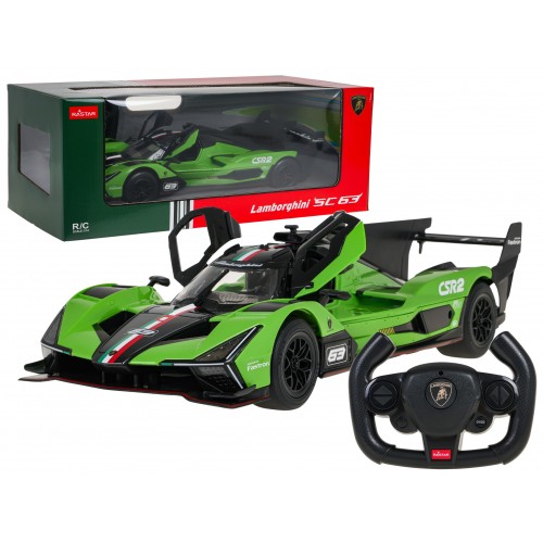 Autíčko R/C 1:14 Lamborghini SC63 Green RASTAR