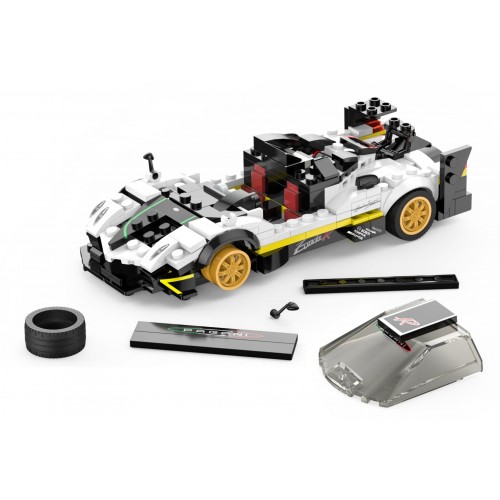 Auto 1:28 Pagani Zonda R Blocks White RASTAR