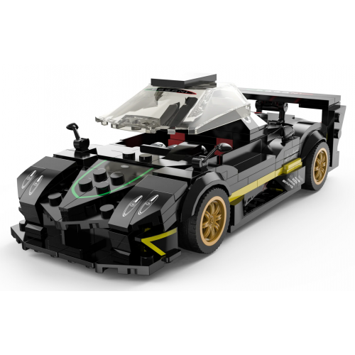 Auto 1:28 Pagani Zonda R Blocks Black RASTAR