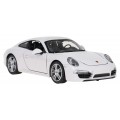 Kovové auto 1:24 Porsche 911 White RASTAR