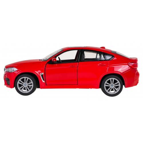 Kovové auto 1:24 BMW X6M Red RASTAR