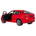 Kovové auto 1:24 BMW X6M Red RASTAR