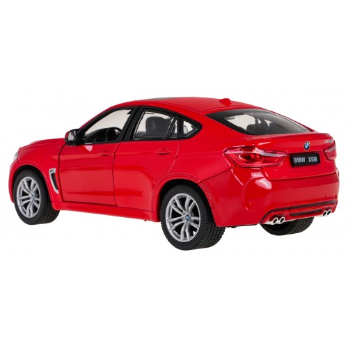 Kovové auto 1:24 BMW X6M Red RASTAR
