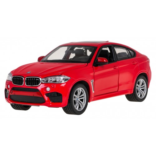 Kovové auto 1:24 BMW X6M Red RASTAR
