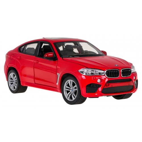 Kovové auto 1:24 BMW X6M Red RASTAR