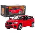 Kovové auto 1:24 BMW X6M Red RASTAR