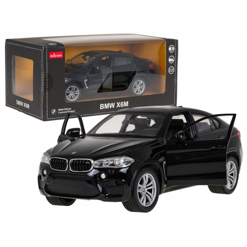 Kovové auto 1:24 BMW X6M Black RASTAR