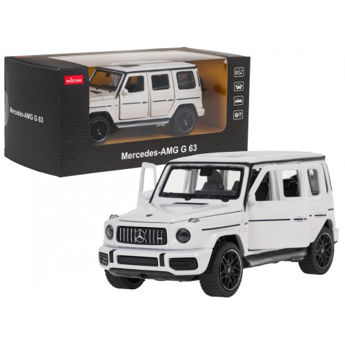 Kovové auto 1/32 Mercedes-Benz AMG G63 so zvukom White RASTAR