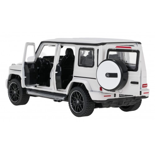 Kovové auto 1/32 Mercedes-Benz AMG G63 so zvukom White RASTAR
