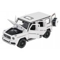 Kovové auto 1/32 Mercedes-Benz AMG G63 so zvukom White RASTAR