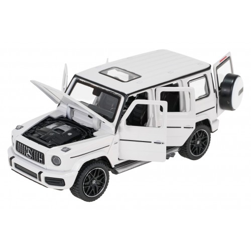 Kovové auto 1/32 Mercedes-Benz AMG G63 so zvukom White RASTAR