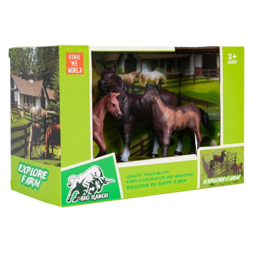 Sada figúrok koní na hranie