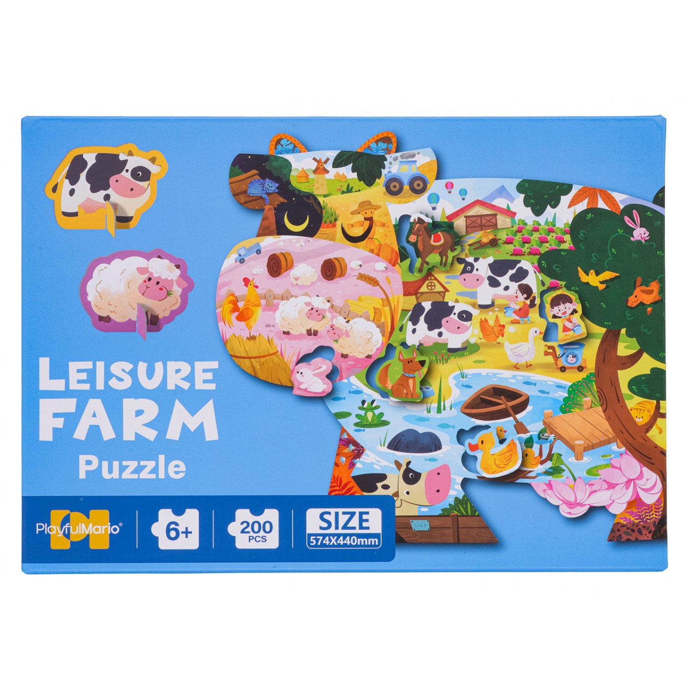 Sada puzzle 200ks. Farma