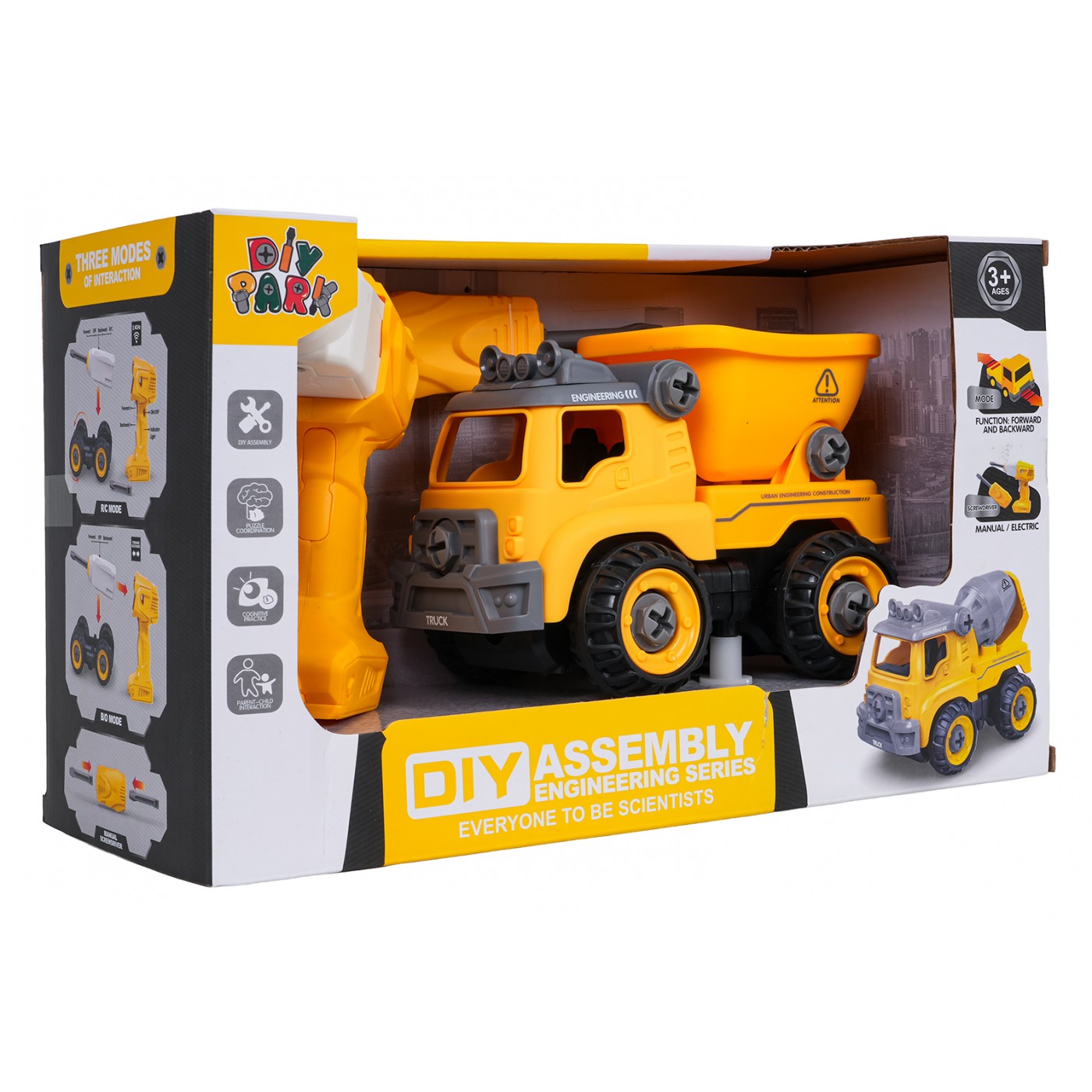 Demontovaný stavebný sklápač