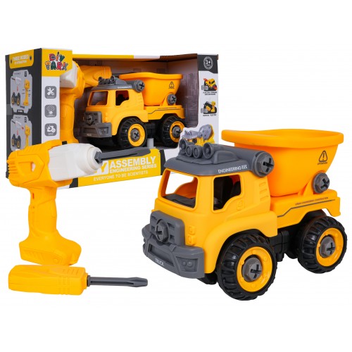 Demontovaný stavebný sklápač