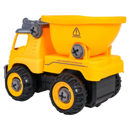 Demontovaný stavebný sklápač