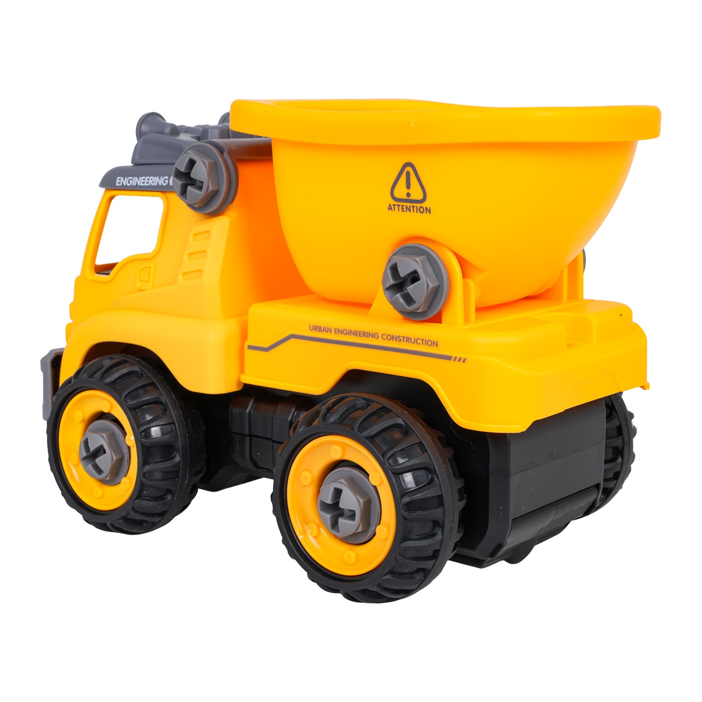 Demontovaný stavebný sklápač